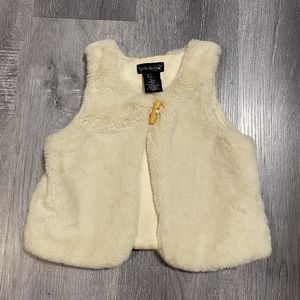 Cynthia Rowley fur vest size 3T